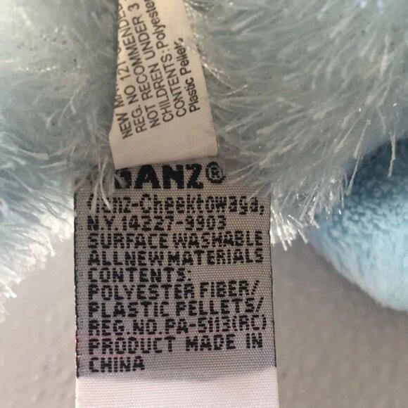 Ganz Lil'Kinz Hippo Plush Stuffed Animal Toy Blue - Picture 4 of 13